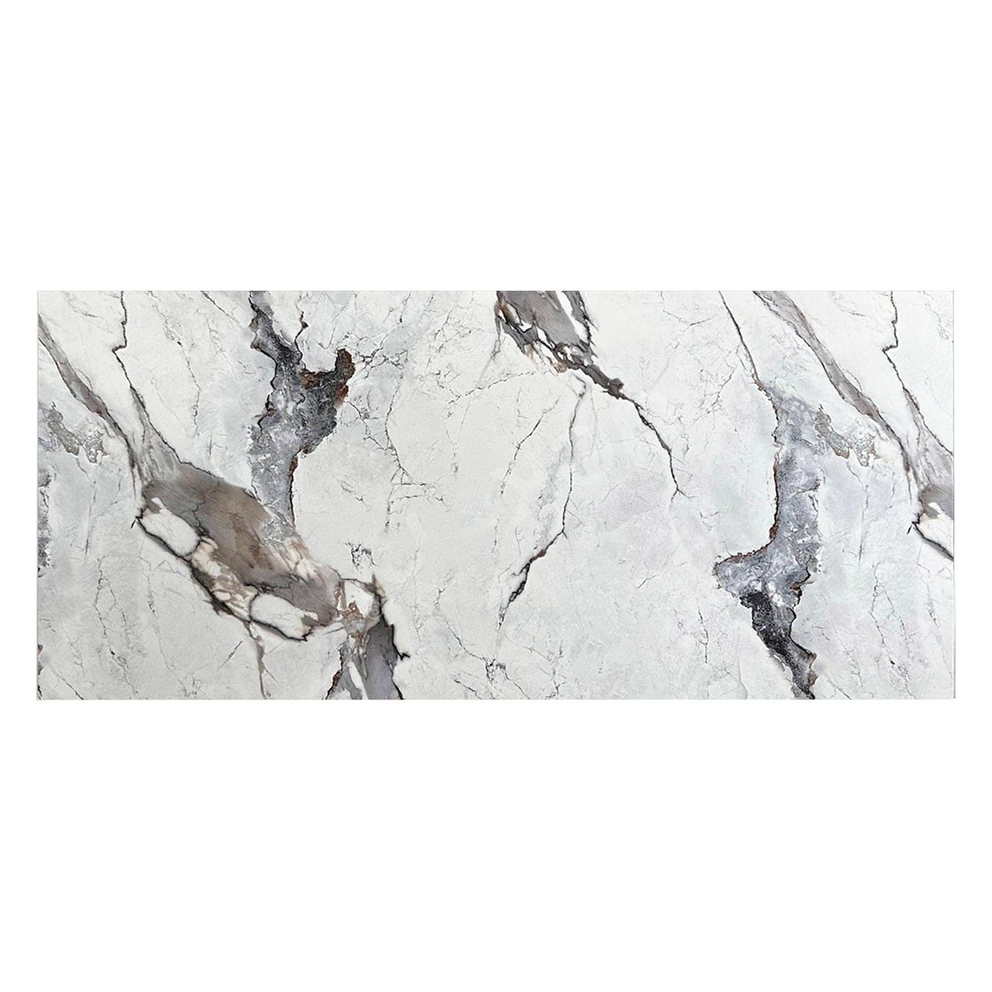Luna White Marble Effect  Wall Panel