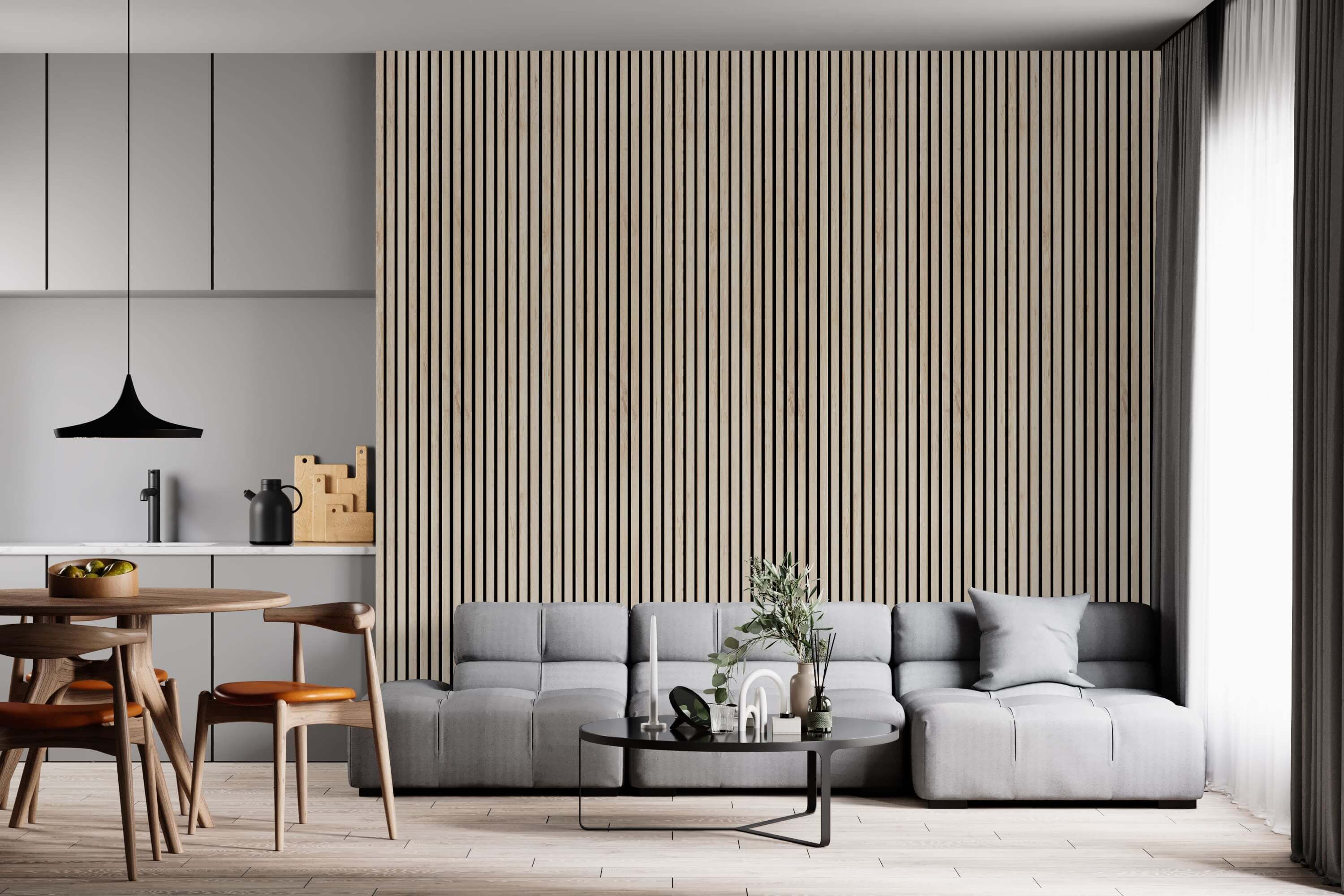 Arden Oak Acoustic Wall Panel