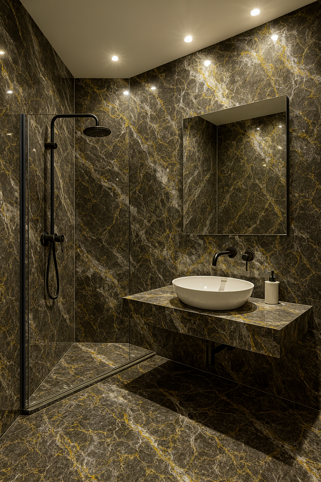 Luxor Marble Effect PVC Wall Panels
