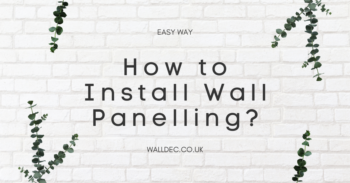 How to Install Wall Paneling - Walldec