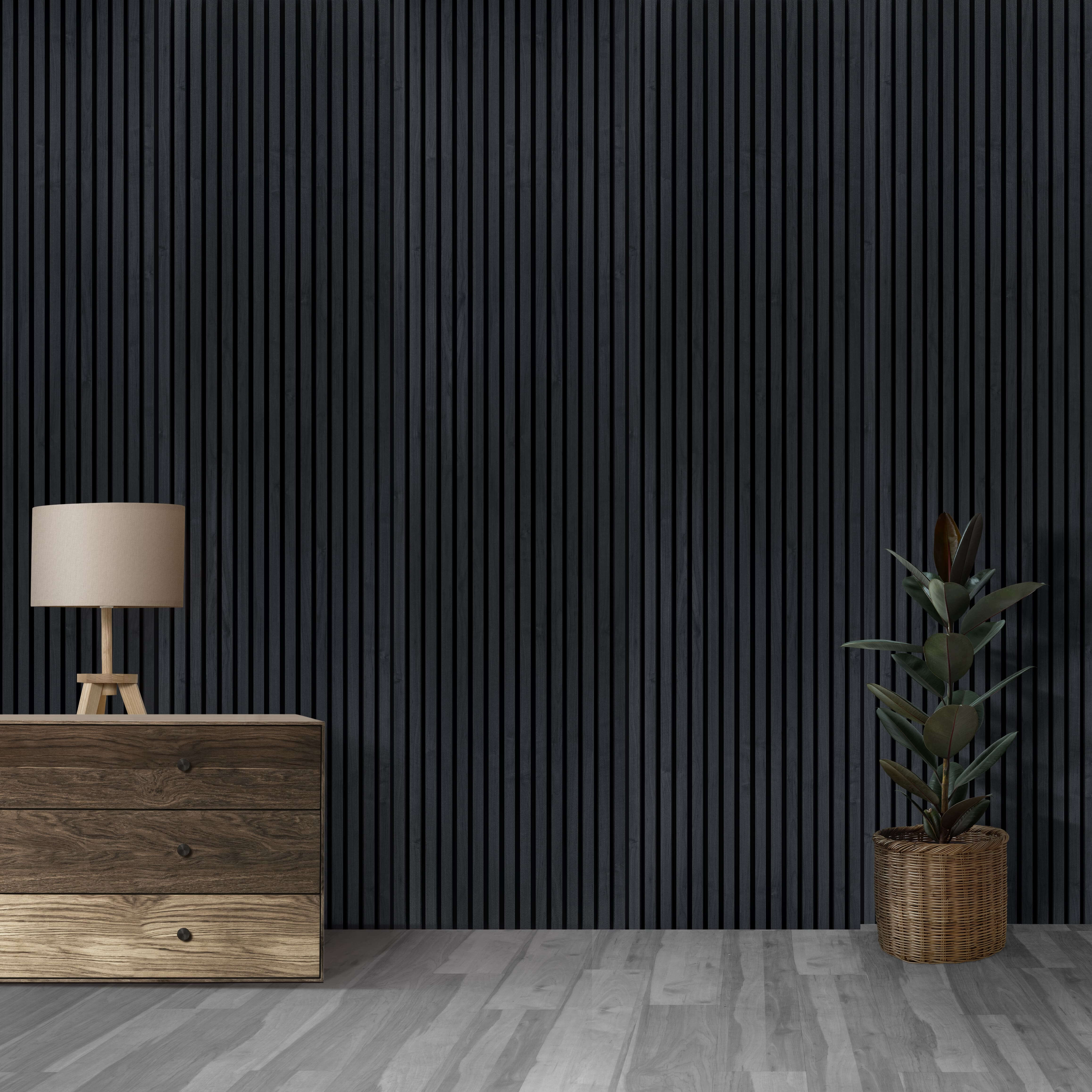 Charcoal Dark Wall Panel