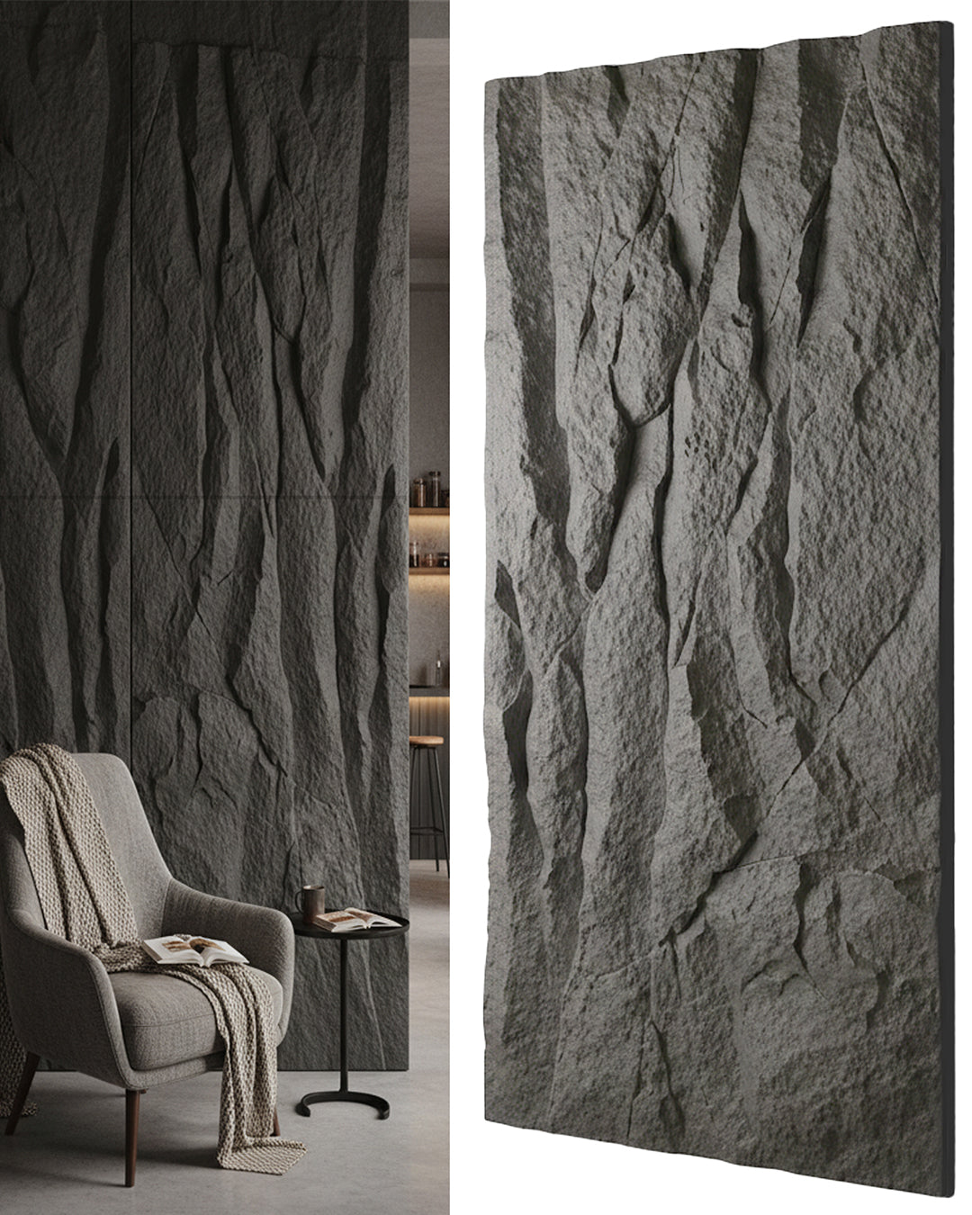 Nova Stone Rock Effect Wall Panels 120x60cm (47.24" x 23.62")