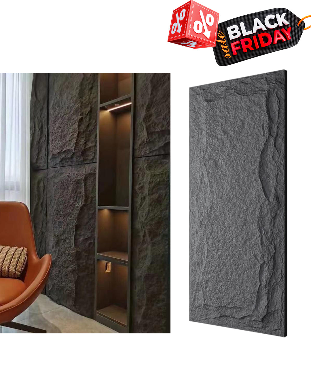 Bosphorus Stone Rock Effect Wall Panels 120x60cm