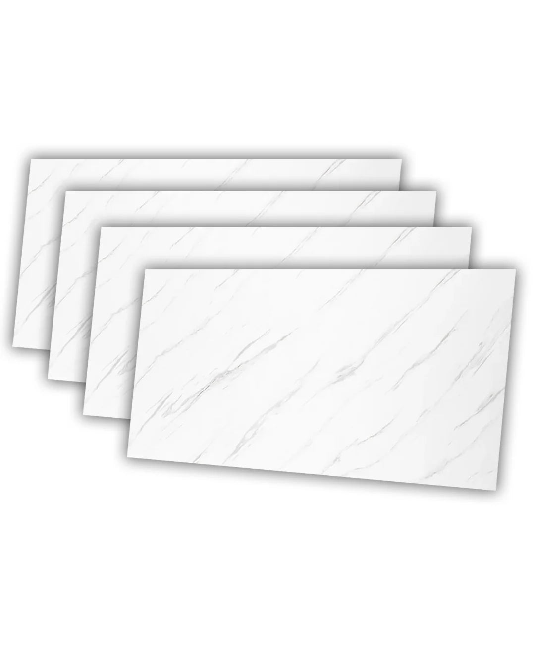 Pearl White – PVC Marble Effect Panel (120 x 60 cm | 3mm)
