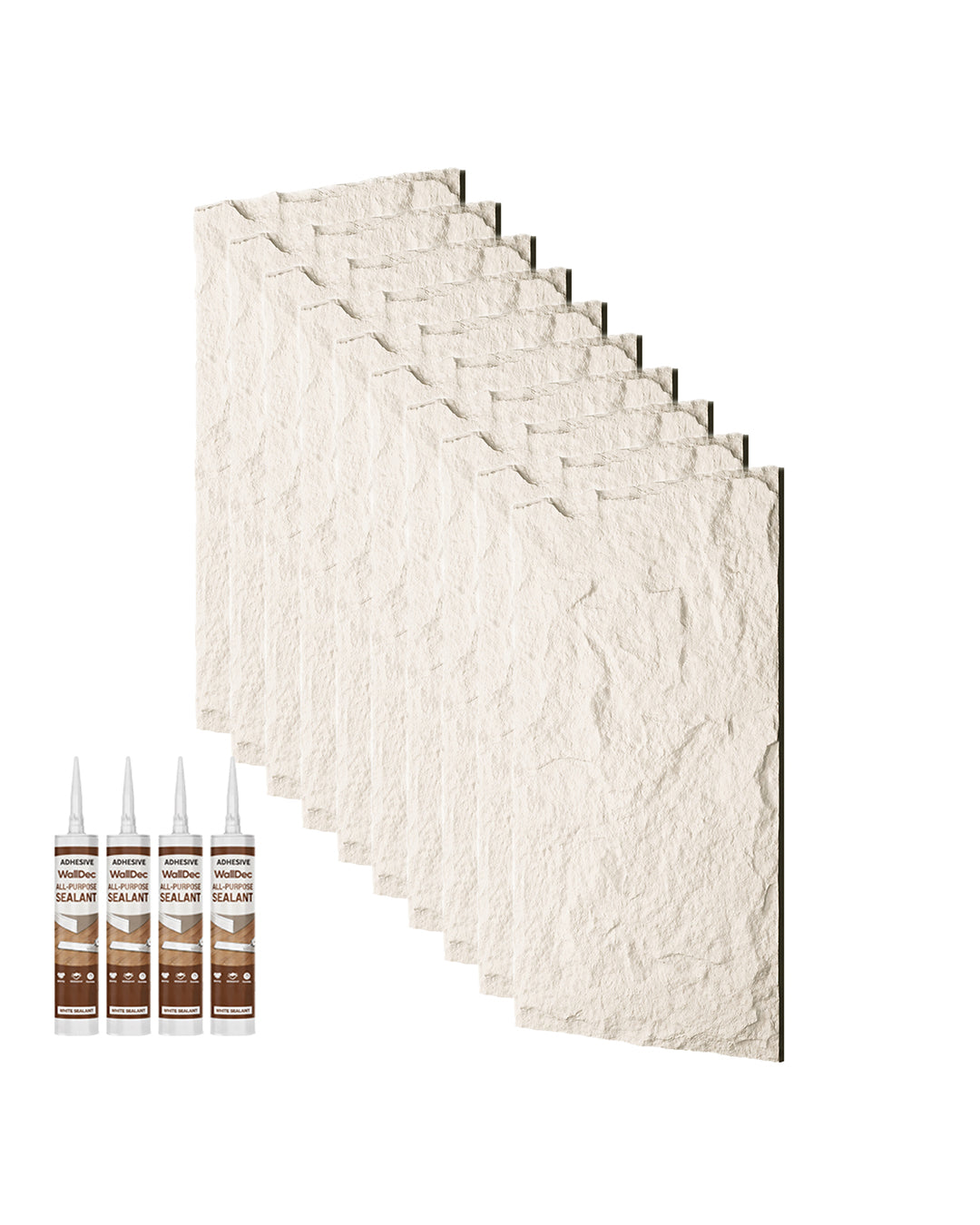 Everest Rock Stone Effect Wall Panels 120x60cm (47.2" x 23.6")