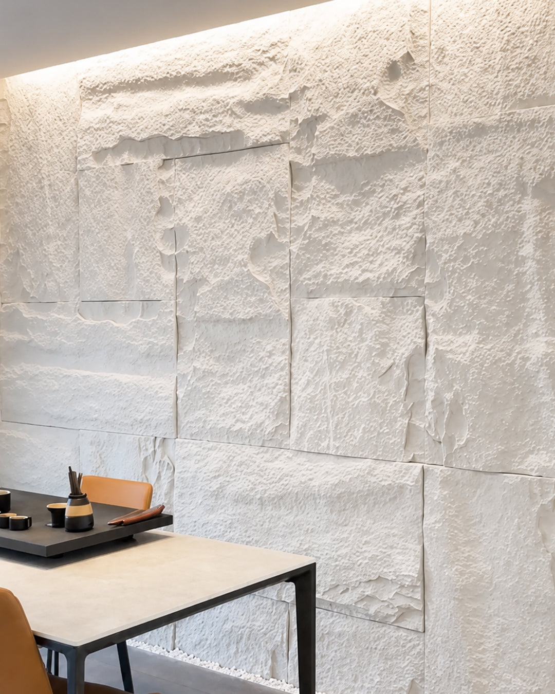 Ivory Rock Stone Effect Wall Panels 120x60cm (47.2" x 23.6")