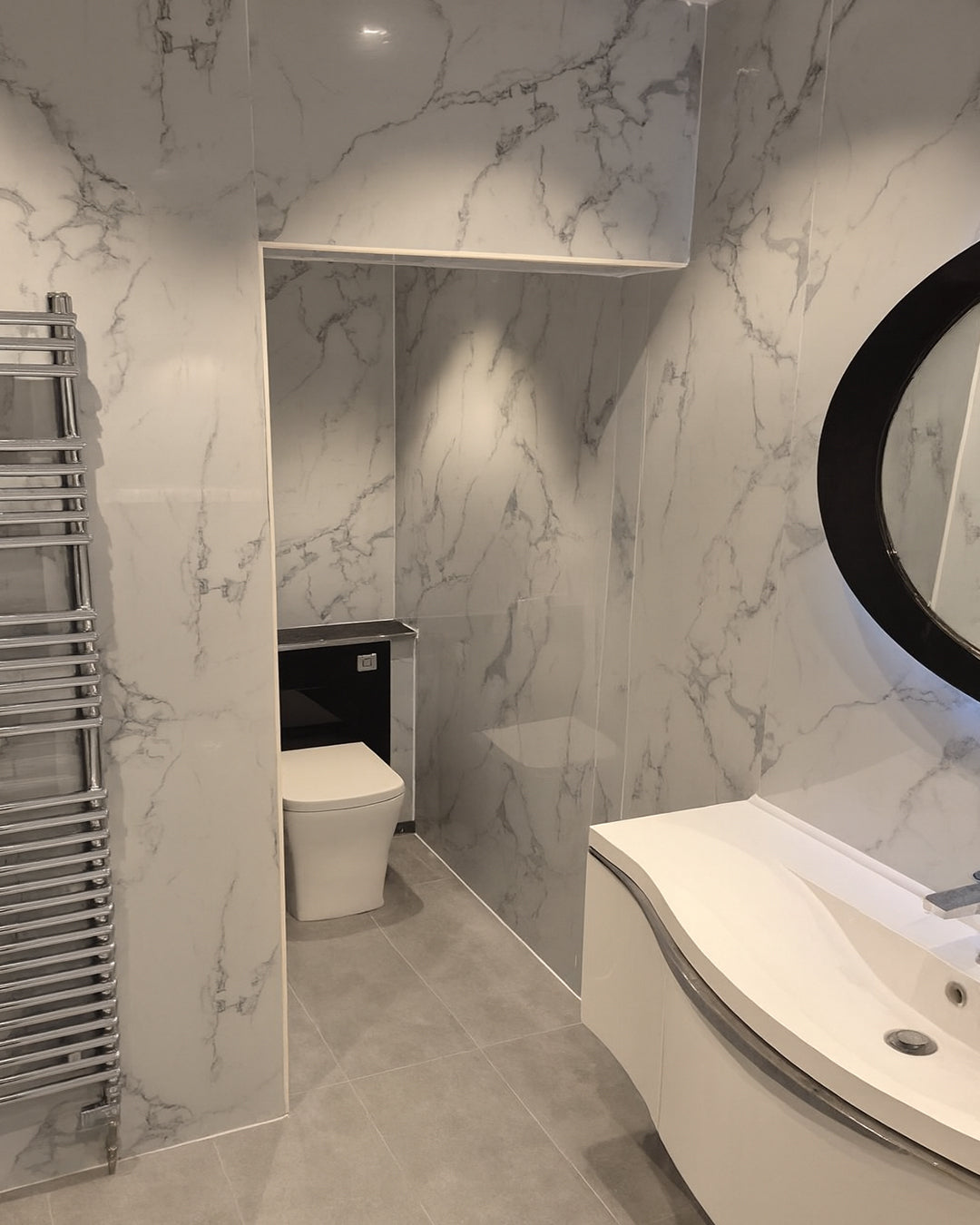Carrara Marble Effect Wall Panels 120 x 60 cm