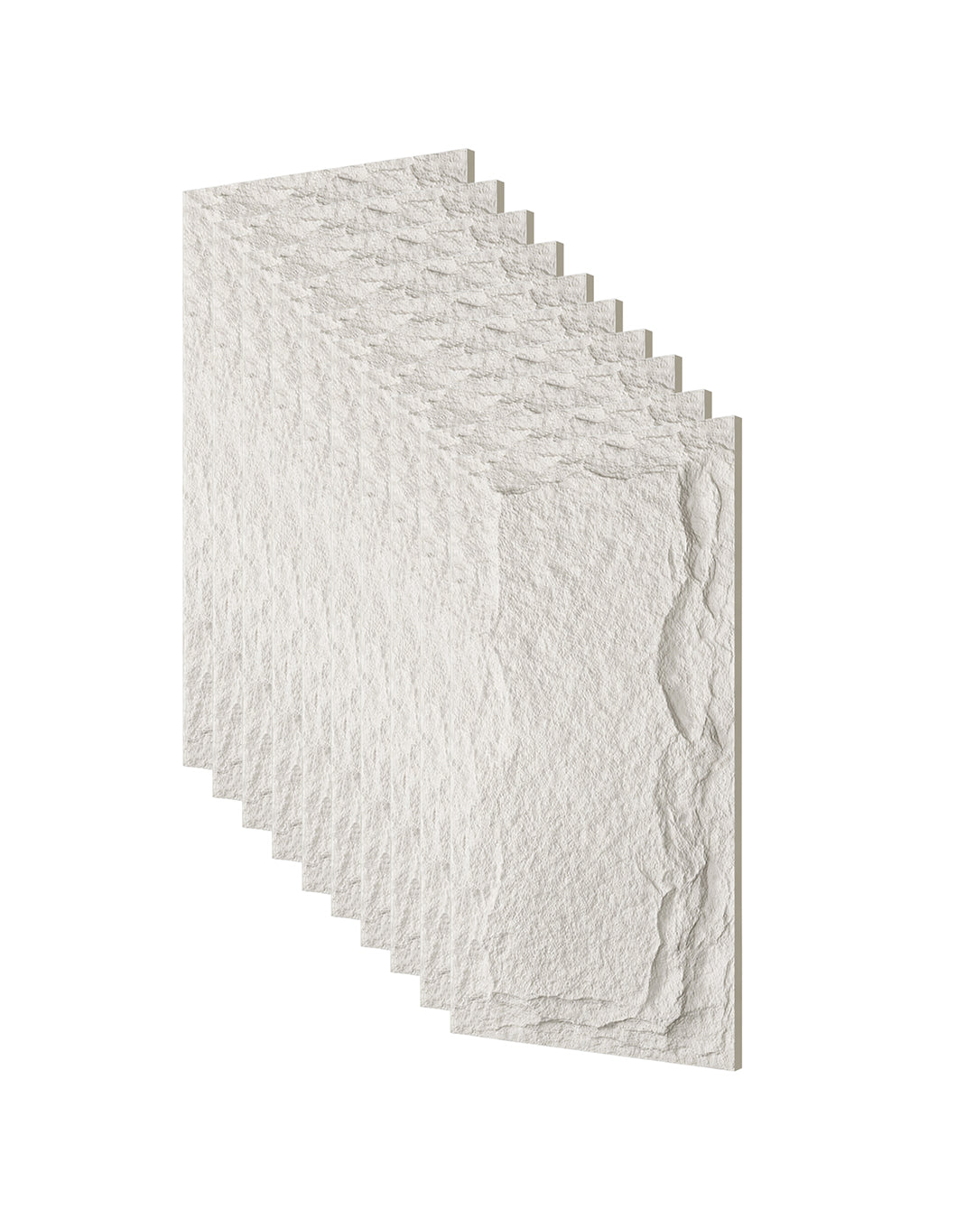 Cloudy Rock Stone Effect Wall Panels 120x60cm (47.2" x 23.6")