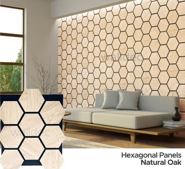 Hexagon Panel - Natural Aura
