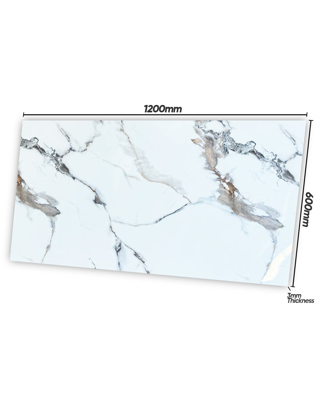 Mocha White – PVC Marble Effect Panel (120 x 60 cm | 3mm)