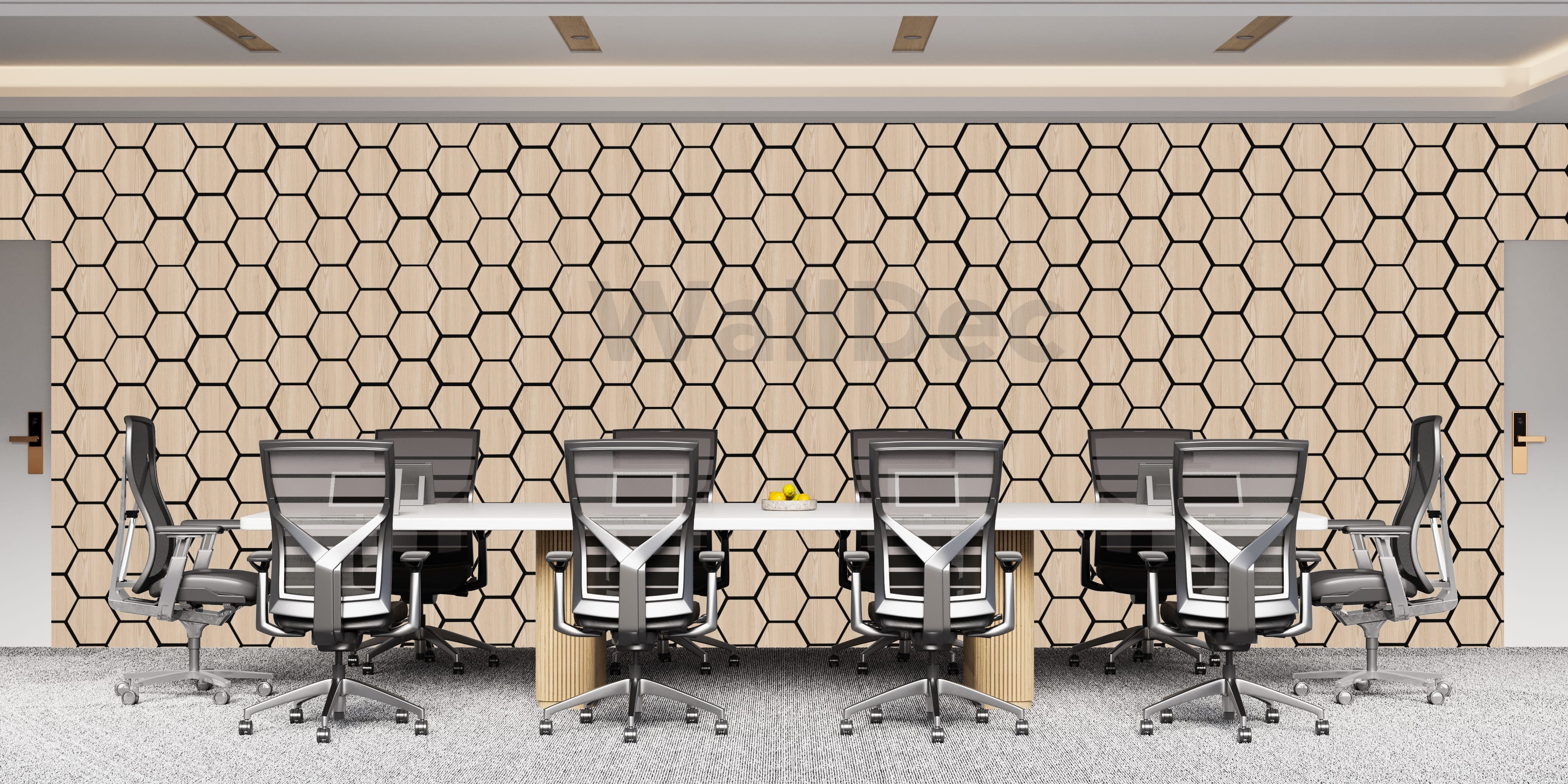 Hexagonal Panel Design Hexagon Panel - Natural Aura – Walldec