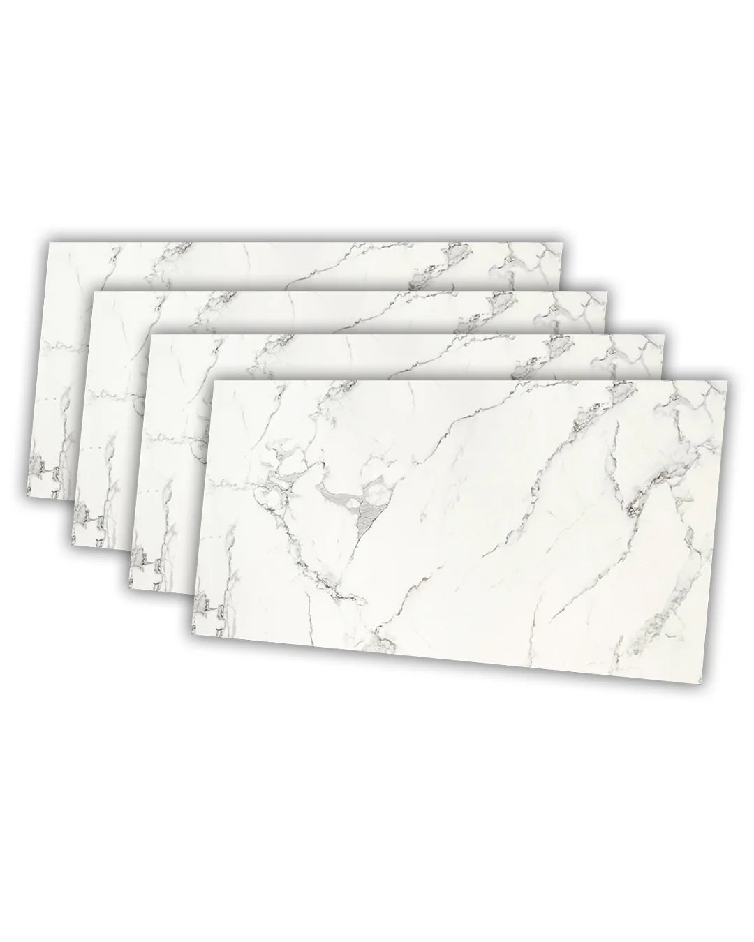 Carrara Marble Effect Wall Panels 120 x 60 cm