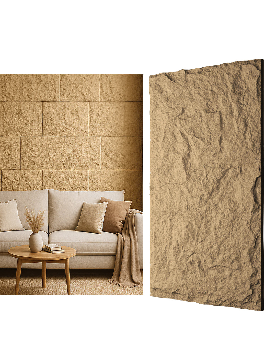 Colosseum Stone Effect Wall Panels 120x60cm