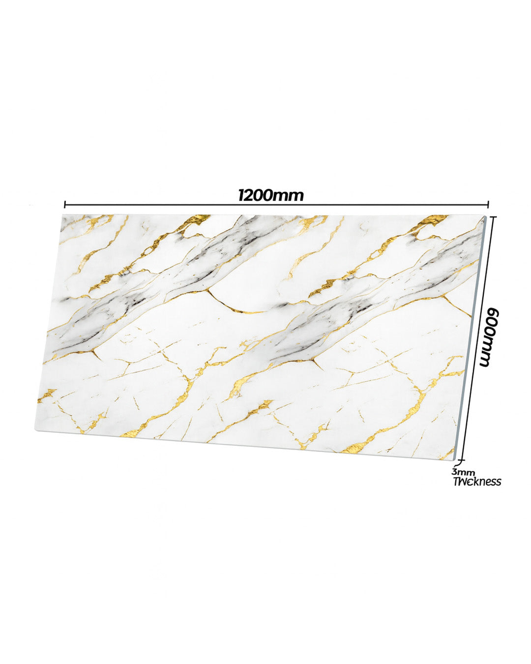 Golden Glow – PVC Marble Effect Panel (120 x 60 cm | 3mm)