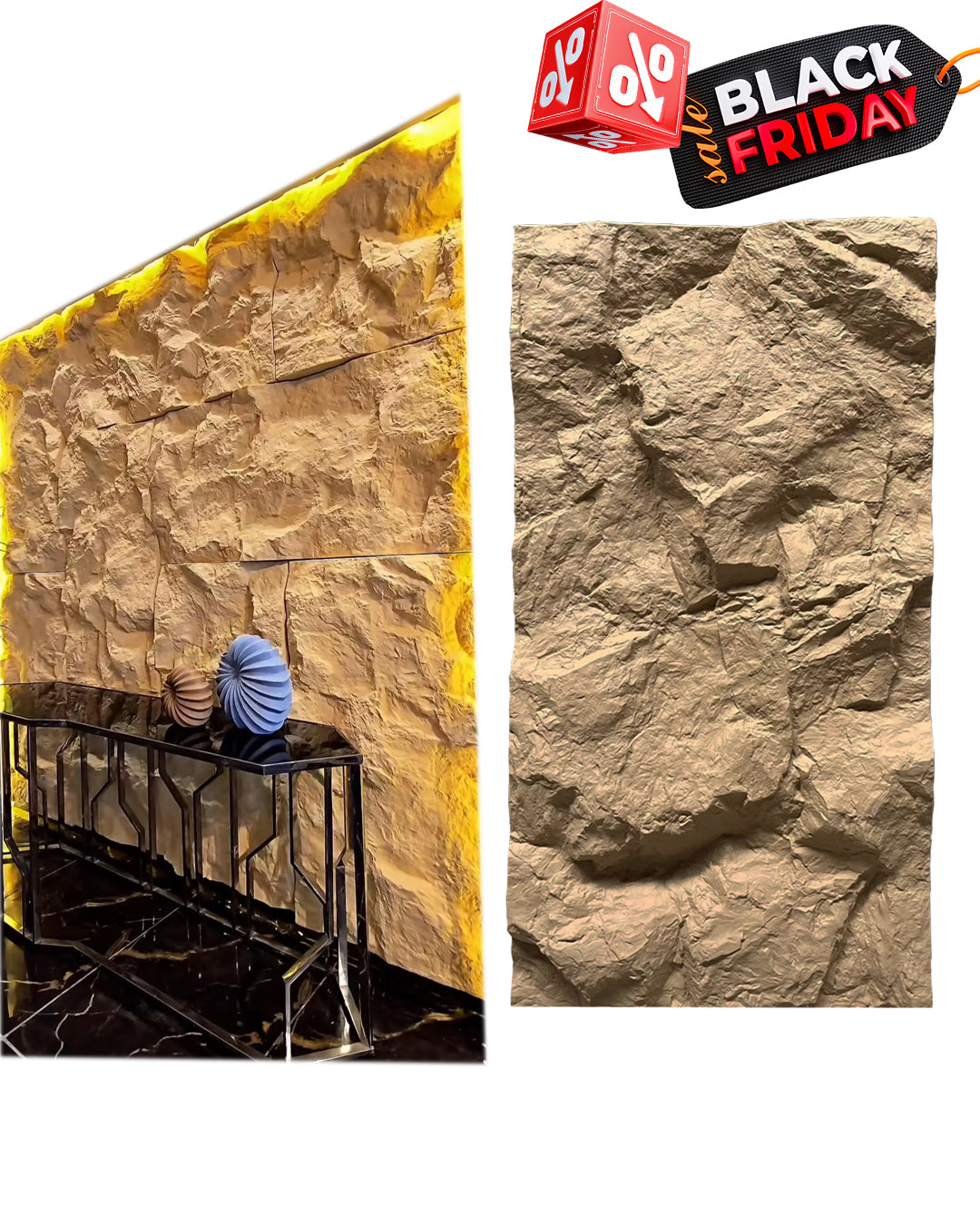 Stonehenge Stone Effect Wall Panels 120x60cm