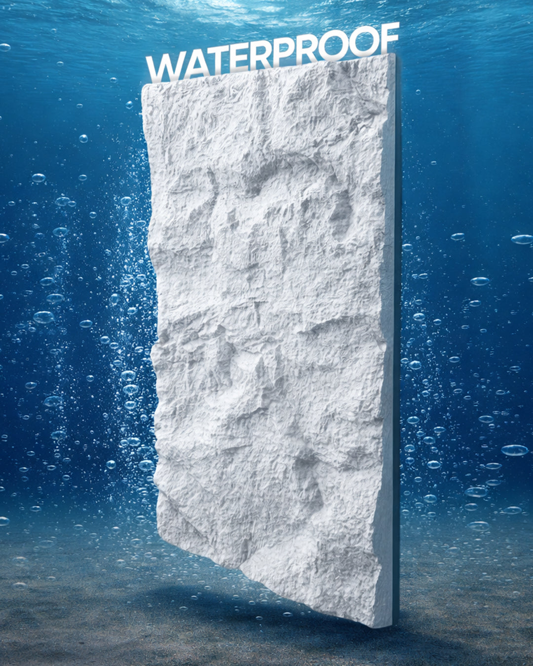 Iceberg Rock Stone Effect Wall Panels 120x60cm (47.24" x 23.62")