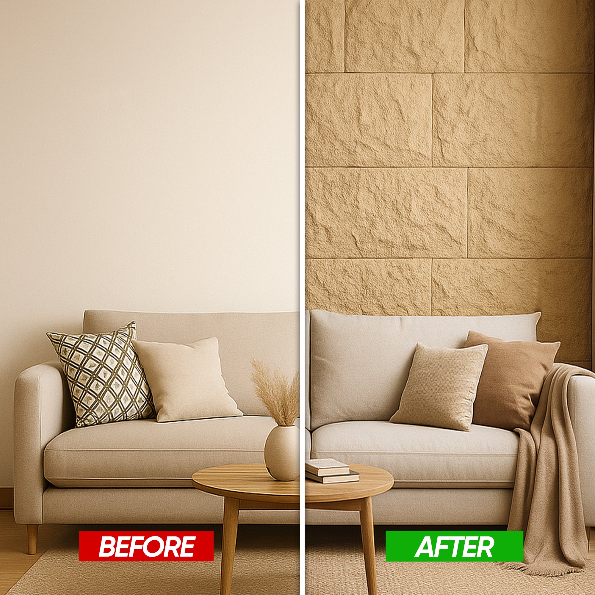 Colosseum Stone Effect Wall Panels 120x60cm