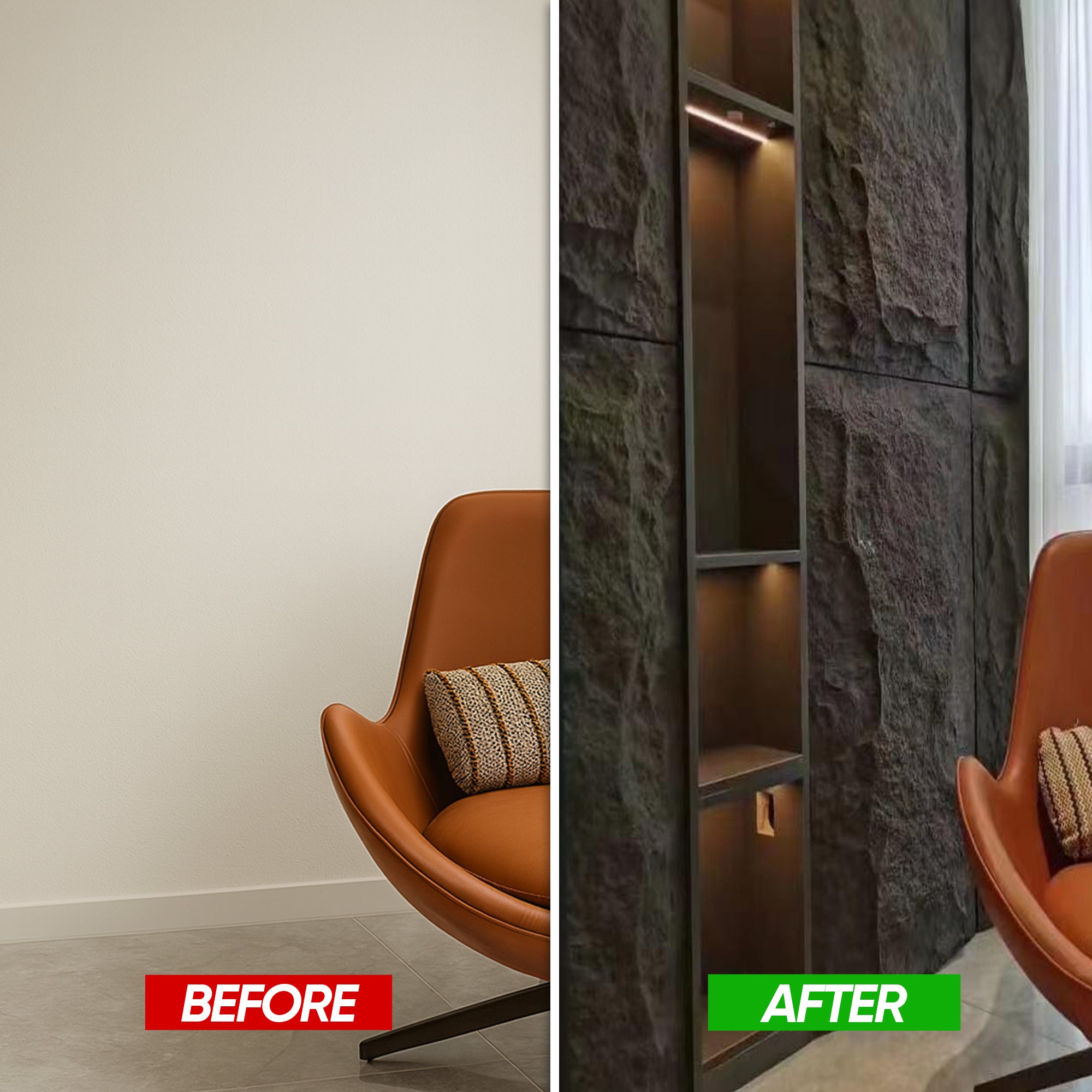 Bosphorus Stone Rock Effect Wall Panels 120x60cm