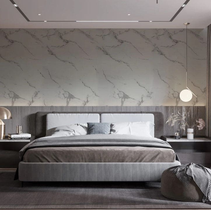 Carrara Marble Effect Wall Panel