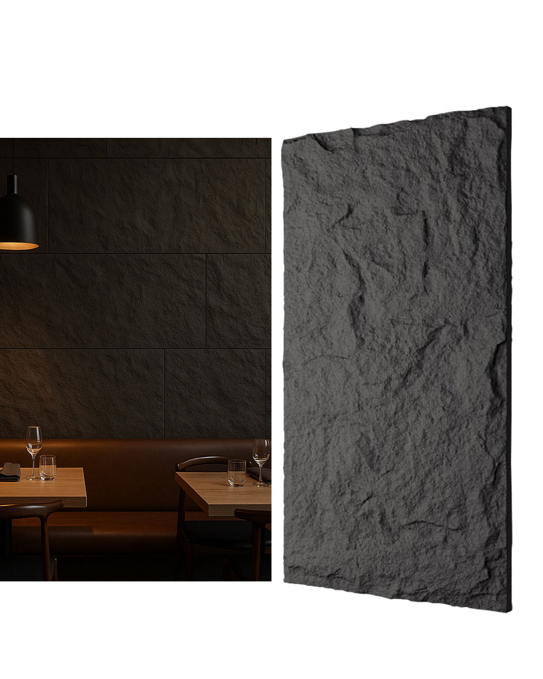 Castle Stone Rock Effect Wall Panels 120x60cm