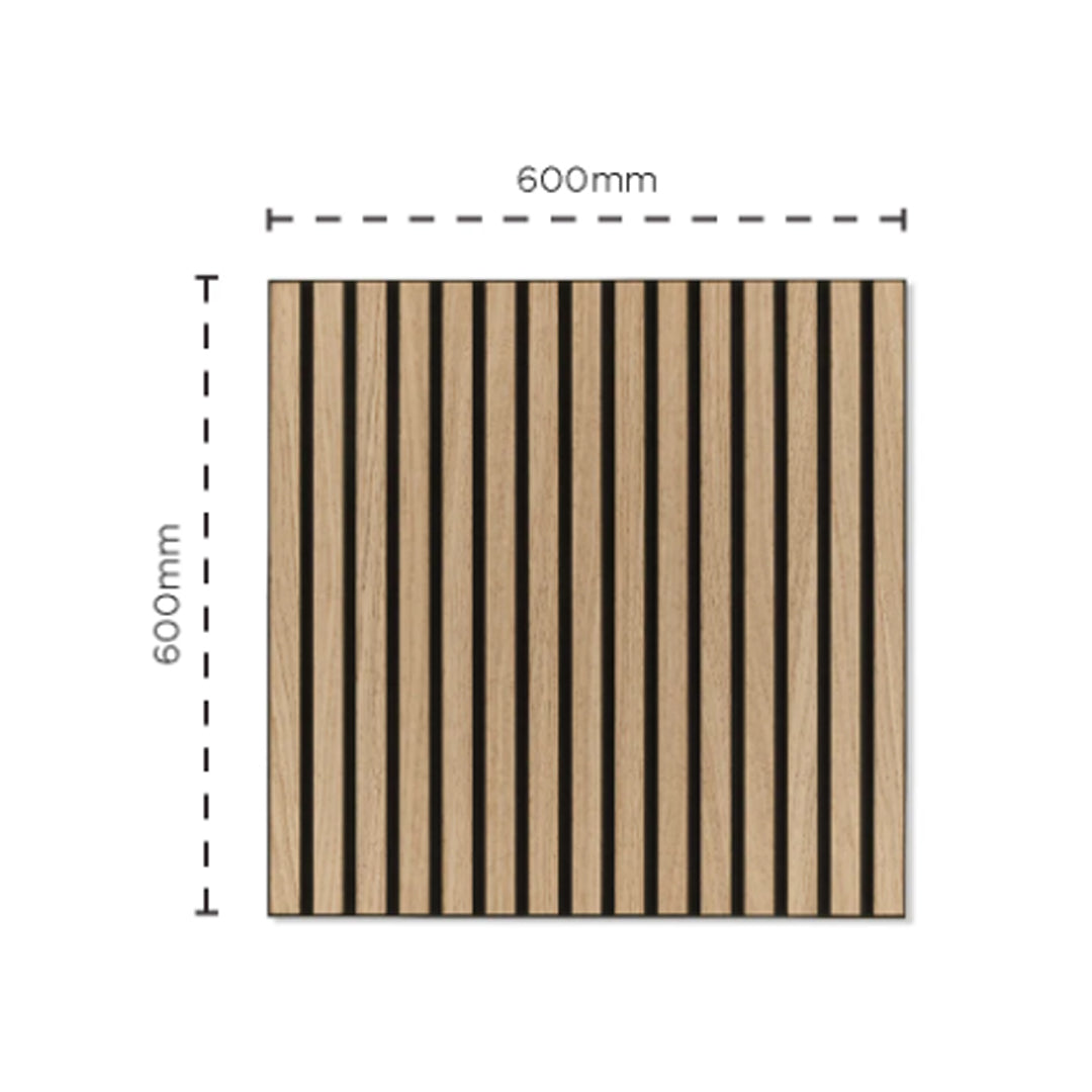 Mini Slat Wall Panel  - Natural Oak