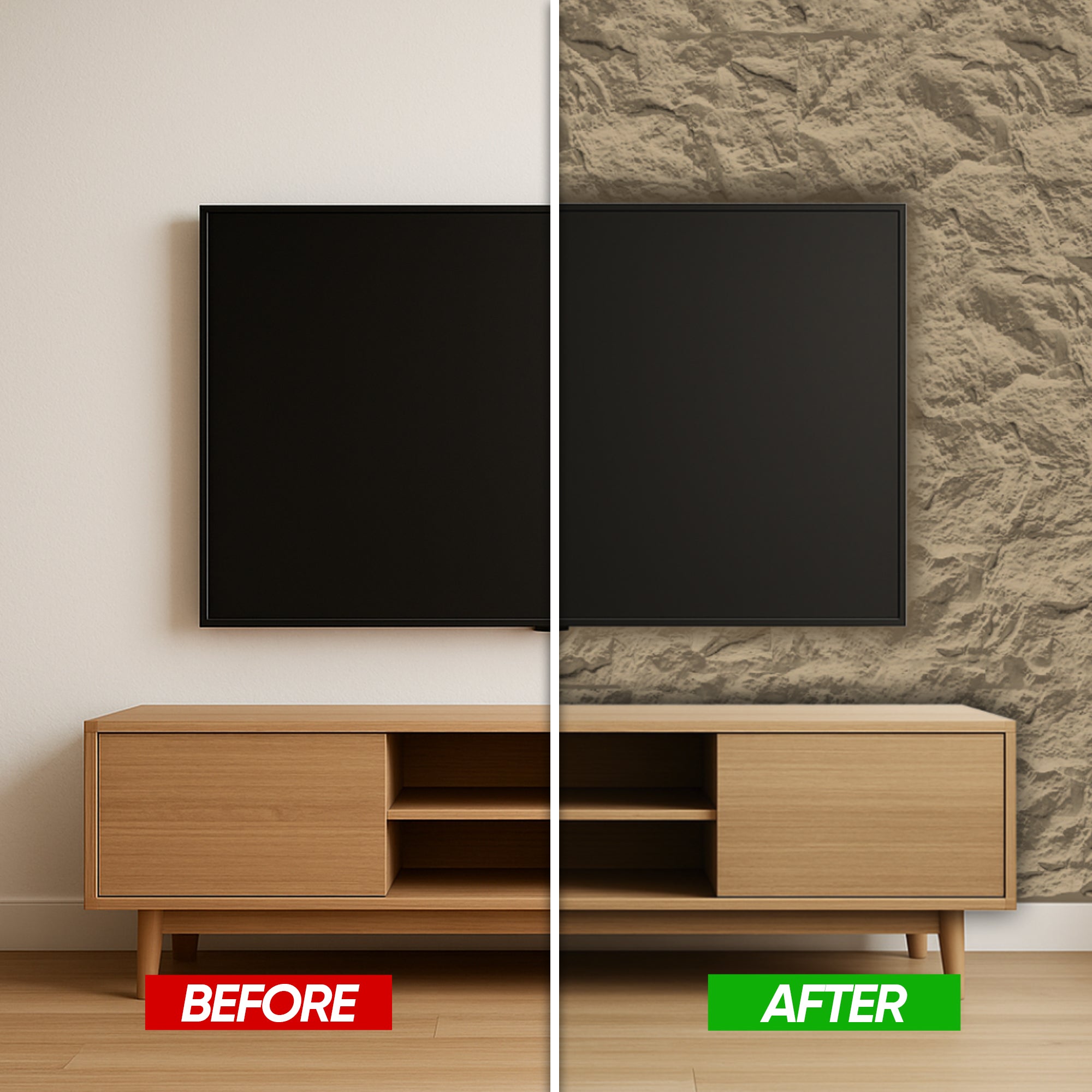 North Stone Rock Effect Wall Panels 120x60cm