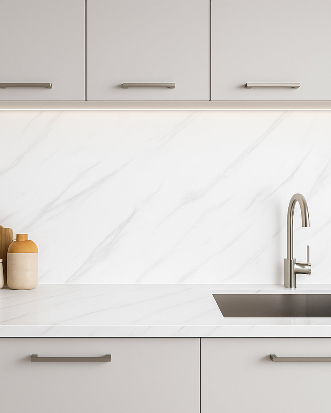 Pearl White – PVC Marble Effect Panel (120 x 60 cm | 3mm)