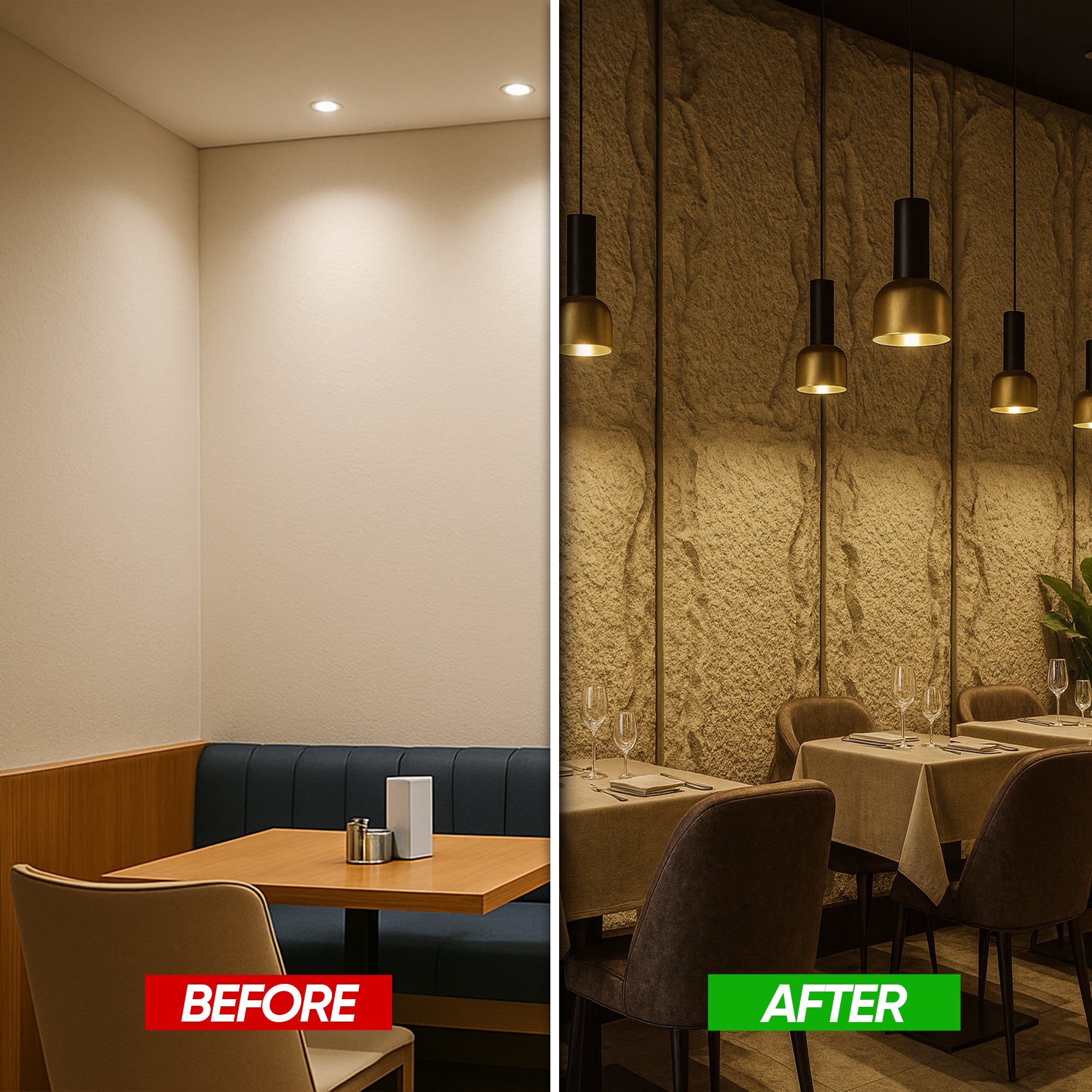 Hollywood Stone Effect Wall Panels 120 x 60 cm