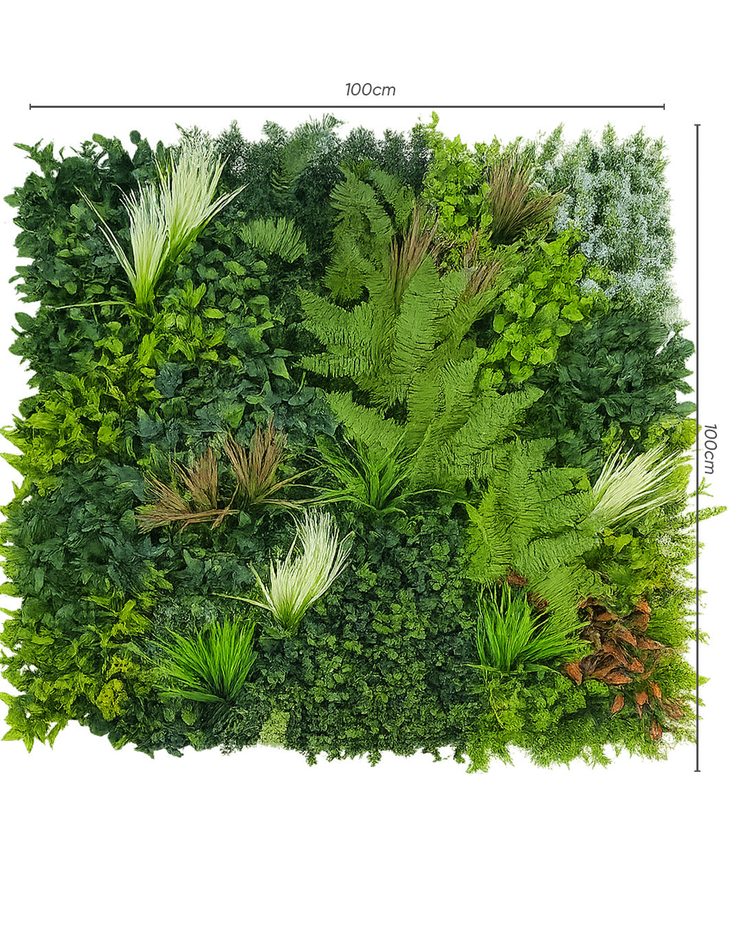 Urban Jungle Artificial Green Wall Panel