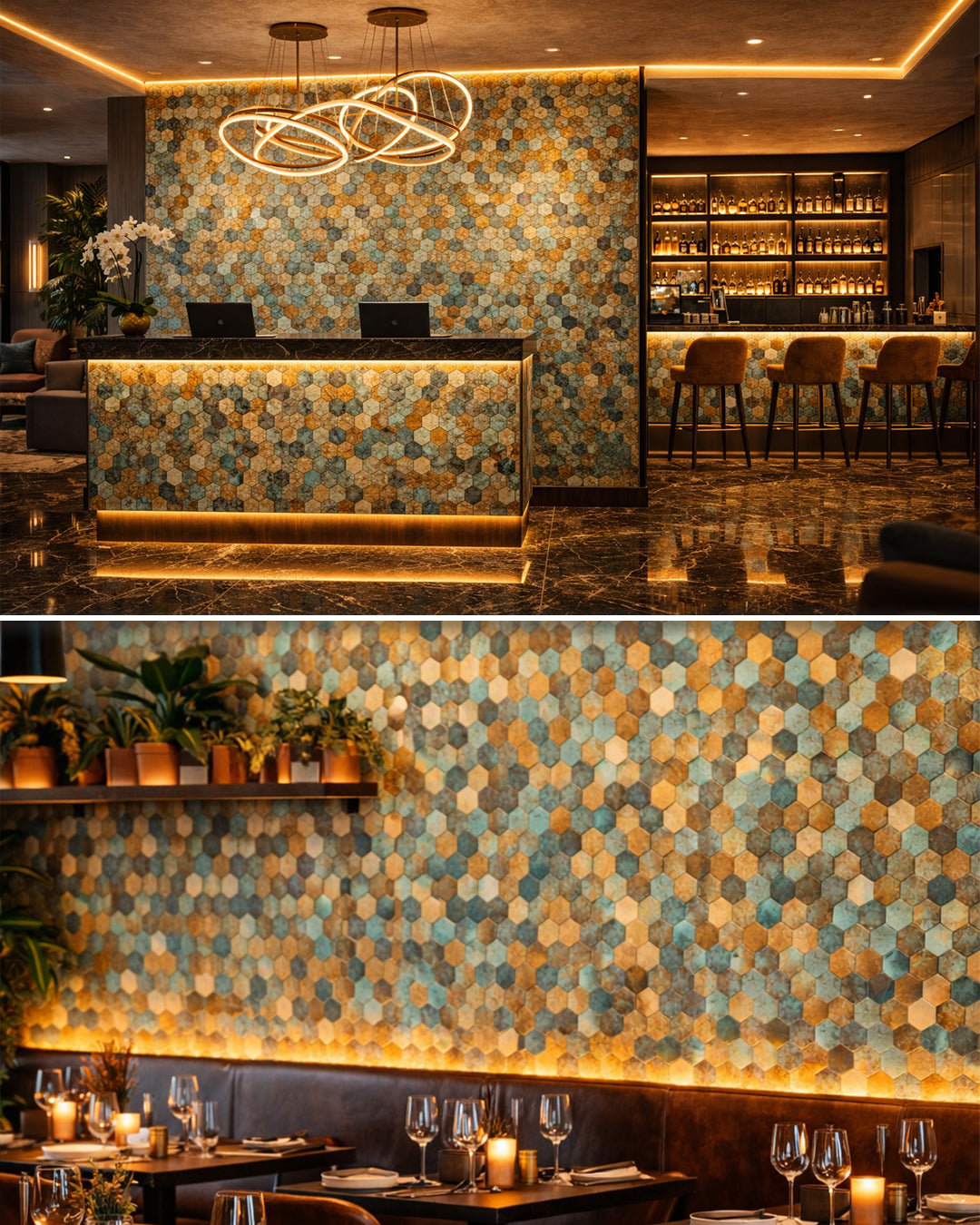 Premium Rustic | Peel & Stick Mosaic Tile Panel (288mm x 292mm / 11.3" x 11.5")