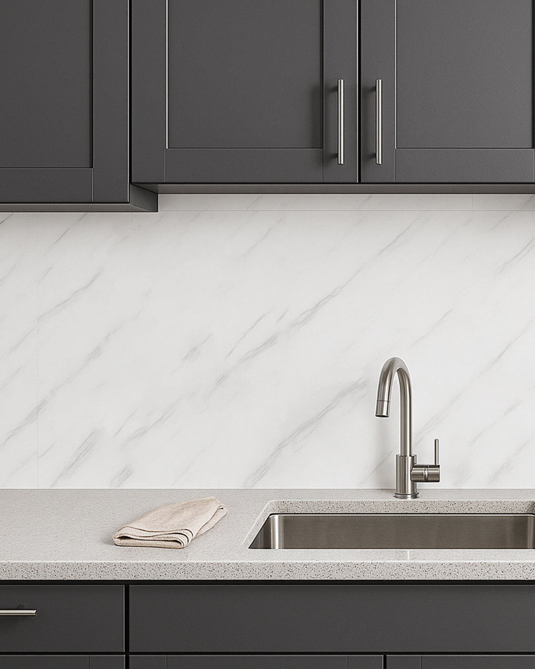 Pearl White – PVC Marble Effect Panel (120 x 60 cm | 3mm)