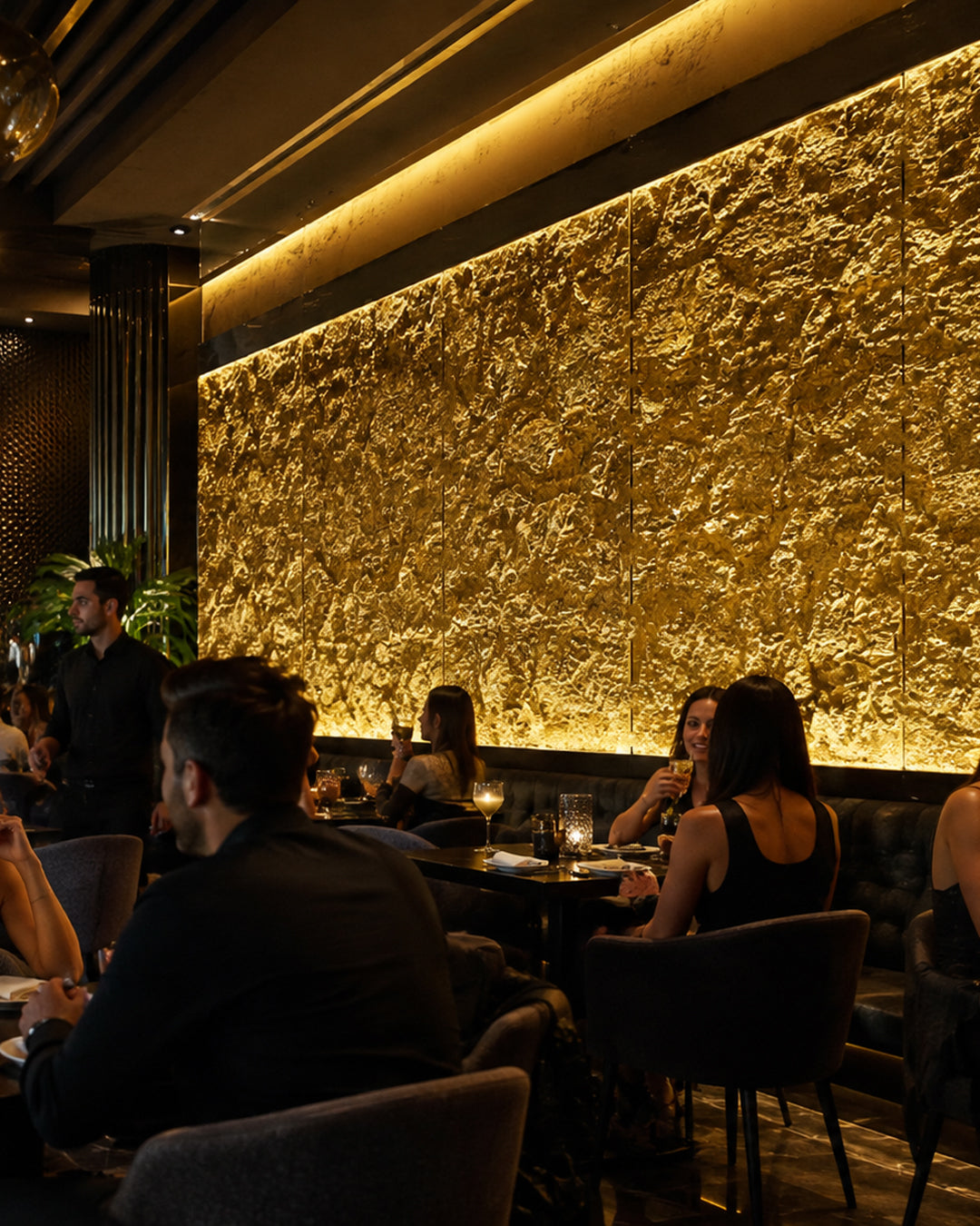 Golden Rock Stone Effect Wall Panels 120x60cm (47.24" x 23.62")
