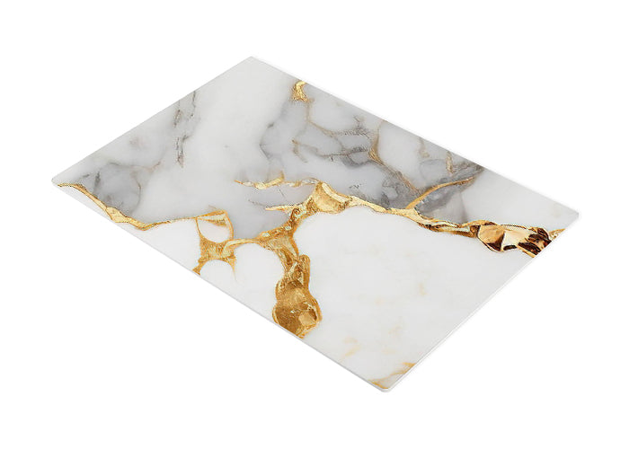 Golden Aura Marble Effect Wall Panel