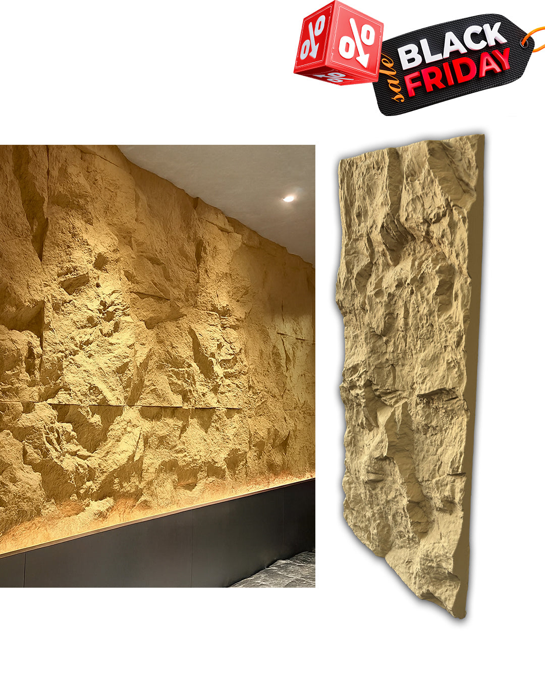 Slim Stonehenge Stone Effect Wall Panels 120x60cm