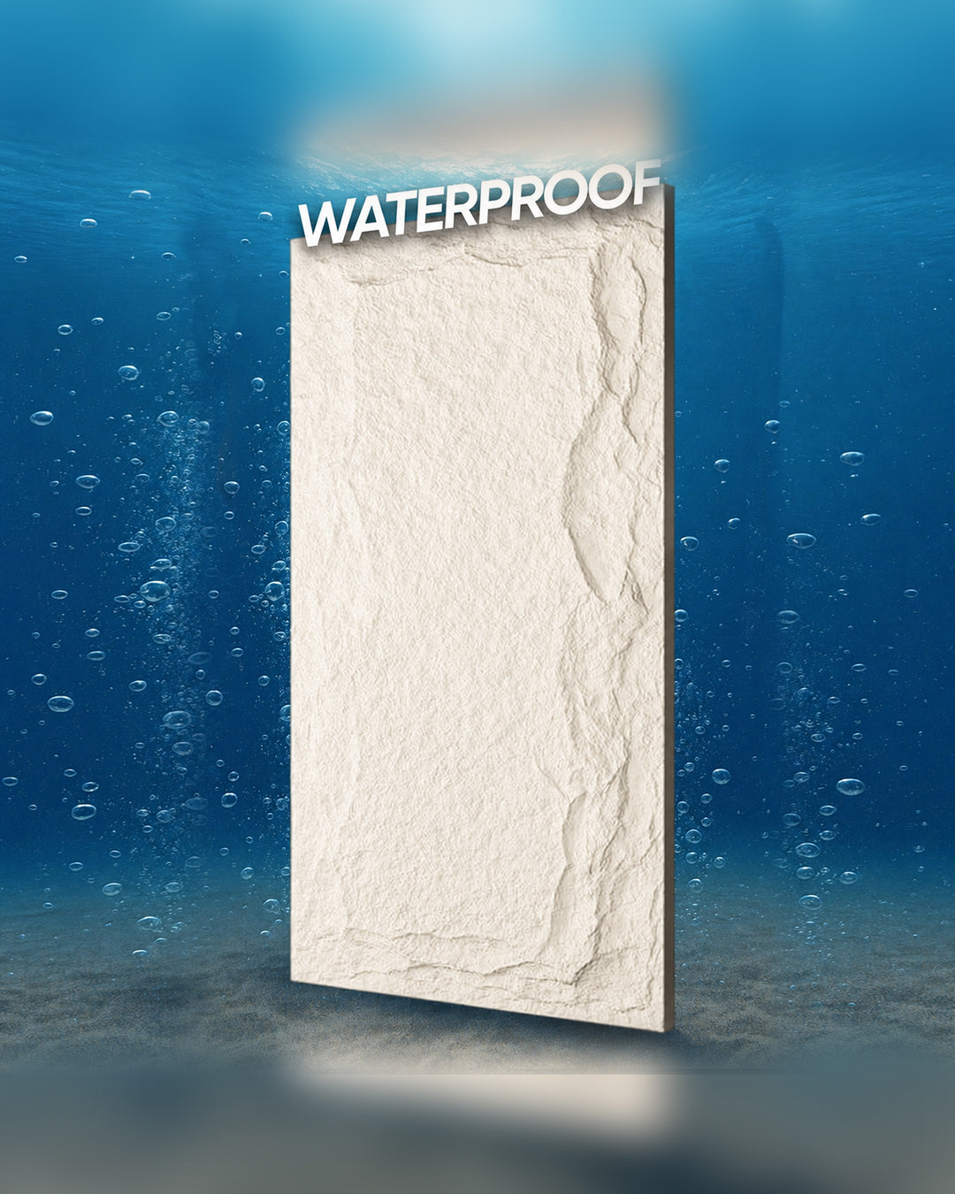 Cloudy Rock Stone Effect Wall Panels 120x60cm (47.2" x 23.6")