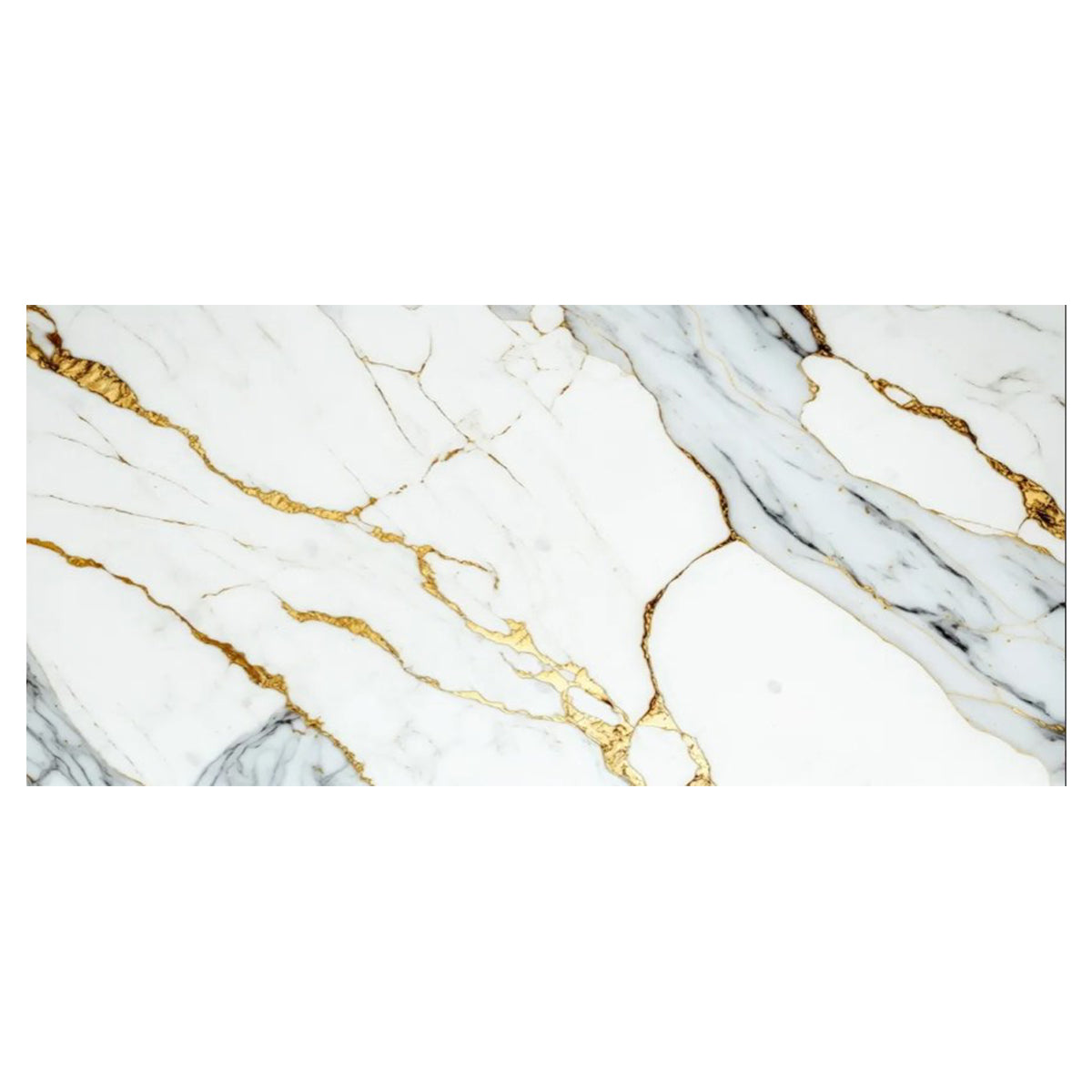 Golden Aura Marble Effect Wall Panel