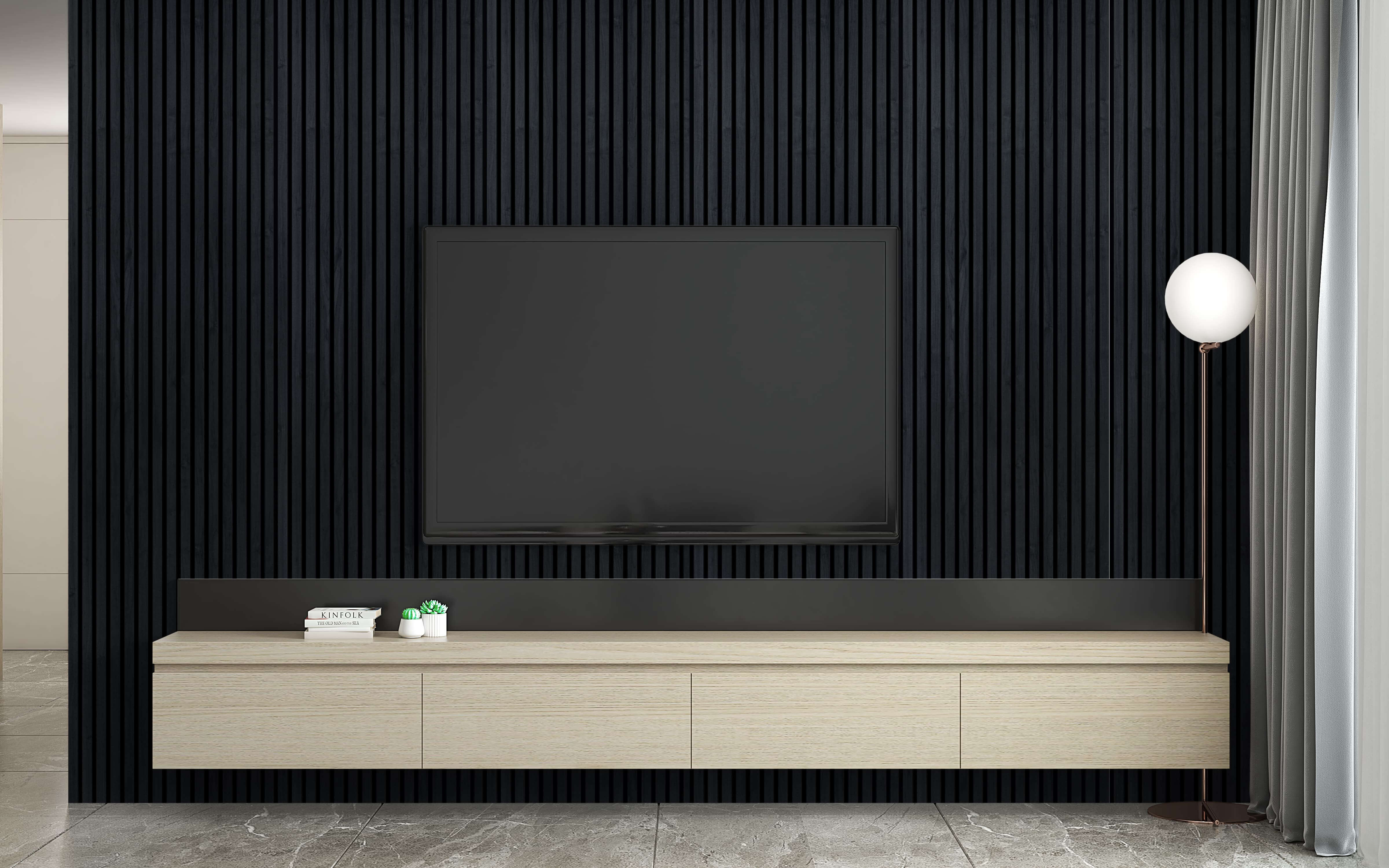 Charcoal Dark Wall Panel