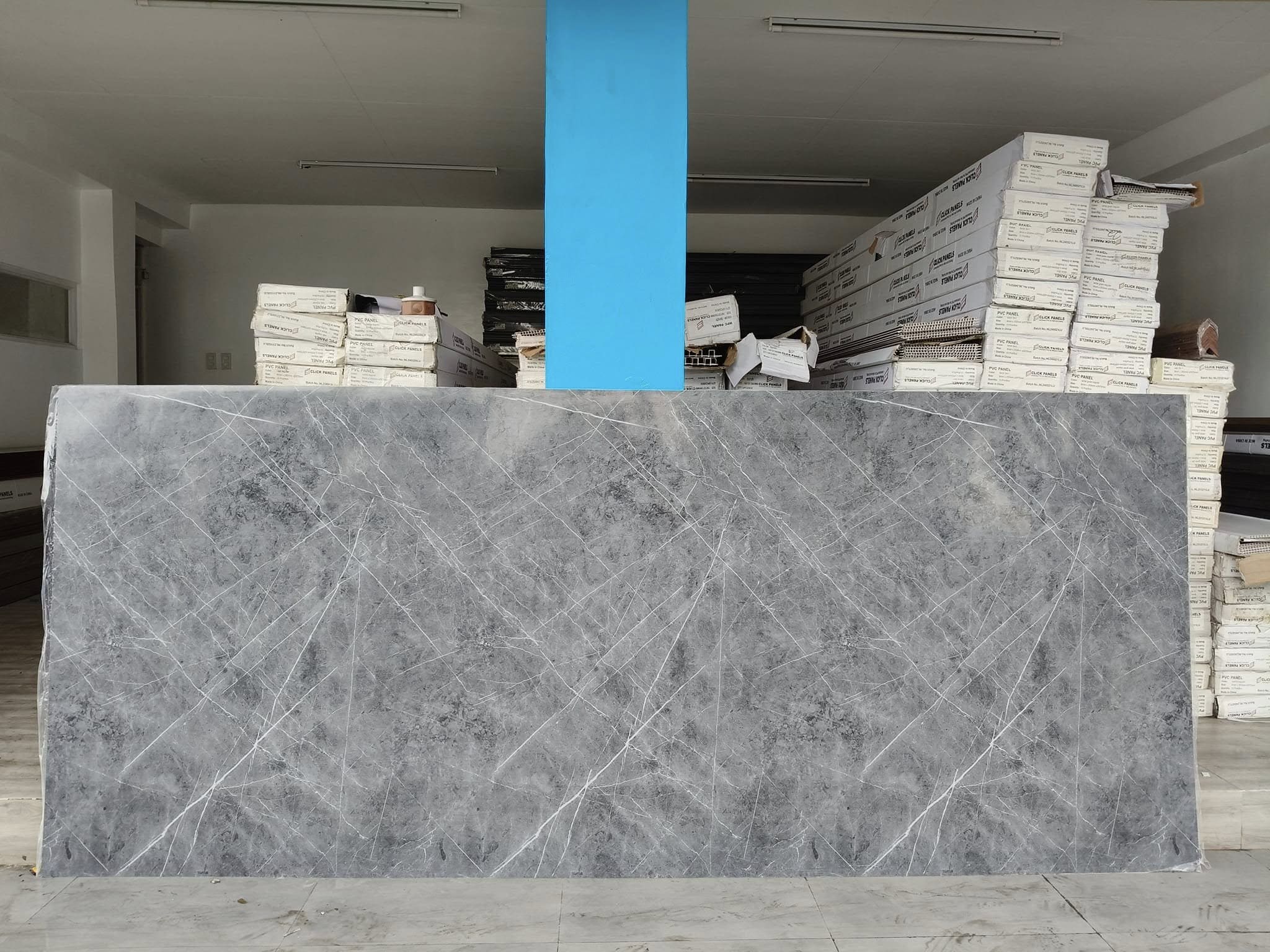 Gray Emperador Marble Effect Wall Panel