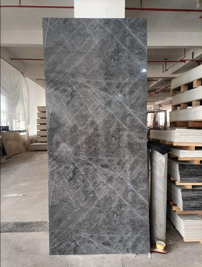 Gray Emperador Marble Effect Wall Panel